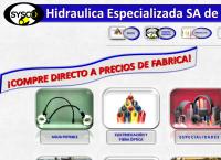 Sitio web de Sysco hidraulica especializada SA de CV