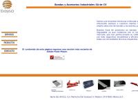 Sitio web de Bandas y Accesorios Industriales, S.a de C.v