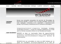 Sitio web de Wisdom Soluciones Integrales
