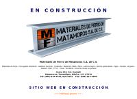 Sitio web de Materiales De Fierro De Matamoros