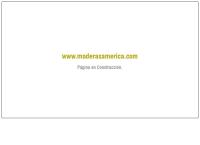 Sitio web de Maderas y Materiales America, S.a. de C.v