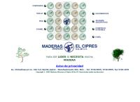 Sitio web de Maderas Diversas El Cipres, S.a. de C.v