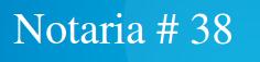 Notario Publico Nr. 38