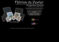 Sitio web de Artesanias en Pewter Coronel