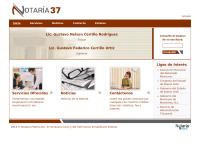 Sitio web de Notario Publico Nr. 37