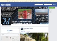 Sitio web de Cercas Mallacos Sa De Cv