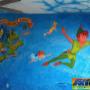 Subido por visitante en 30/03/2016 - Aerografia de Peter Pan en recámara infantil