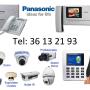 Conmutadores, reloj checador, CCTV e interfones