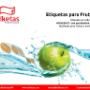 Etiqueta para Frutas