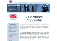 Sitio web de Impresores de ideas