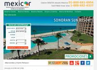Sitio web de Mexicor Reservaciones