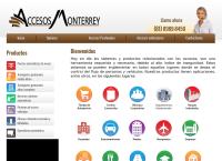 Sitio web de Accesos Monterrey