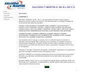 Sitio web de Salcedo y Martín