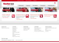Sitio web de Fischer Sistemas de Fijacion