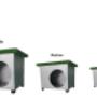 Casas para mascota techo verde