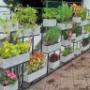 Muro verde en plastico reciclado