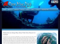 Sitio web de Deep Blue Dive