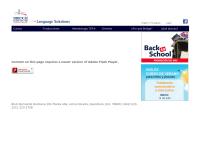 Sitio web de Bridge Institute School Of English