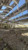 Demolicion industrial de unos hangares