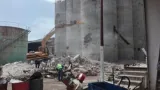Demolicion de unos silos de concreto