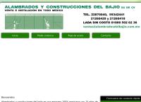 Sitio web de Alambrados y Construcciones Del Bajío S.a de C.v