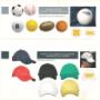pelotas antiestress y gorras