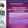 Subido por visitante en 07/03/2016 - vacantes de limpieza