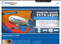 Sitio web de Tramitexpress