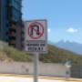 Letrero Vial con poste