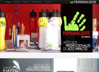 Sitio web de Personalizate.com.mx