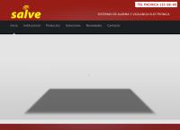 Sitio web de Salve - Sistemas de Alarma y Vigilancia