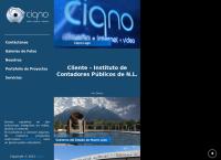 Sitio web de Ciqno Solutions