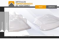 Sitio web de Articulos Termoformados De Monterrey
