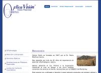 Sitio web de Optica Vision