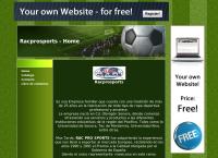 Sitio web de Rac Pro Sports