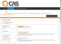 Sitio web de Central de Alarmas y Servicios