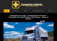 Sitio web de Autotransportes Calderon