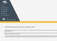 Sitio web de Preparatoria Maestro Antonio Caso