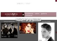 Sitio web de Contempo Academia de Belleza
