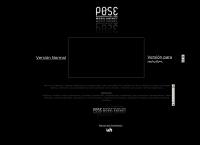 Sitio web de Pose Agency