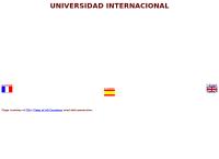 Sitio web de Universidad Internacional