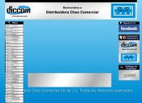 Sitio web de Distribuidora Chao Comercial, S.a. de C.v.