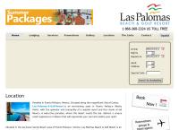 Sitio web de Las Palomas Beach & Golf Resort