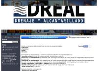 Sitio web de Dreal Drenaje y Alcantarillado.