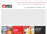 Sitio web de Mex Storage