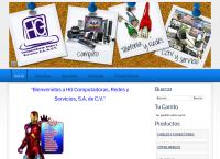 Sitio web de Hg Computadoras Redes y Servicios