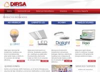 Sitio web de Dirsa Energia y Potencia SA de Cv
