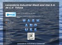 Sitio web de Lavandería Industrial Wash and Use S.a. de C.v. Toluca