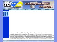 Sitio web de Servirefri - Servicio Técnico de Refrigeración.