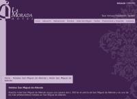 Sitio web de Hotel la Morada